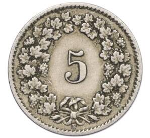 5 раппенов 1919 года Швейцария — Фото №2