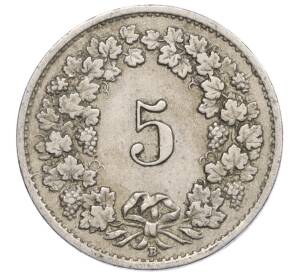 5 раппенов 1919 года Швейцария — Фото №2