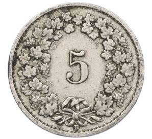 5 раппенов 1919 года Швейцария — Фото №2