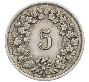 5 раппенов 1919 года Швейцария — Фото №2