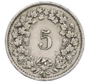 5 раппенов 1920 года Швейцария — Фото №2