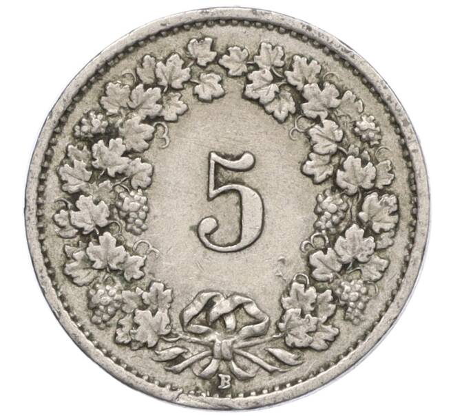 Монета 5 раппенов 1920 года Швейцария (Артикул: K12-32541) — Фото №2