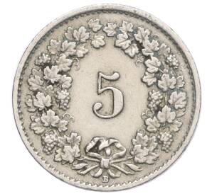 5 раппенов 1920 года Швейцария — Фото №2