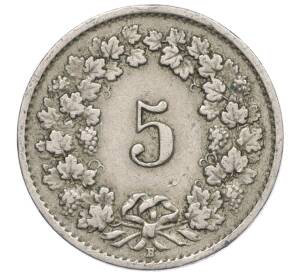 5 раппенов 1920 года Швейцария — Фото №2