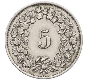 5 раппенов 1920 года Швейцария — Фото №2