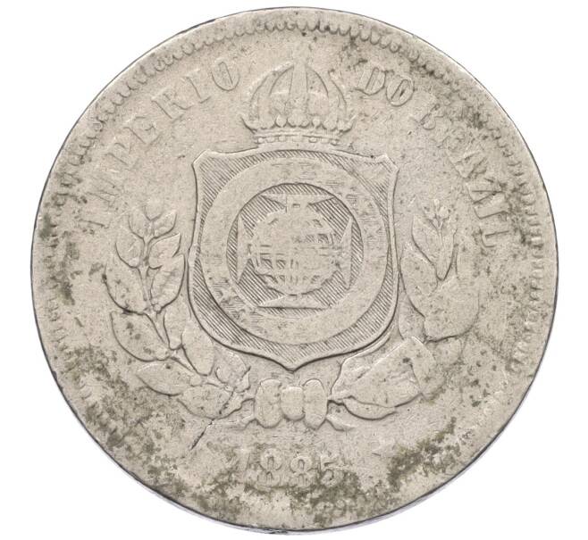 Монета 100 рейс 1885 года Бразилия (Артикул: K12-32667) — Фото №1