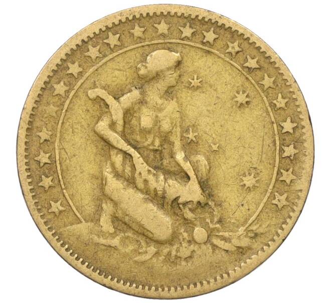 Монета 500 рейс 1924 года Бразилия (Артикул: K12-33022) — Фото №2