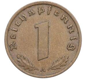 1 рейхспфенниг 1938 года А Германия — Фото №2