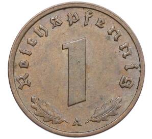 1 рейхспфенниг 1938 года А Германия — Фото №2