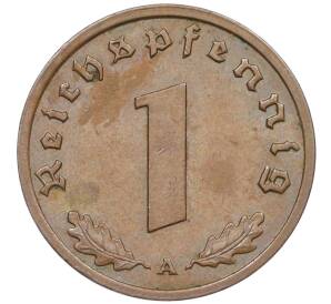 1 рейхспфенниг 1939 года А Германия — Фото №2