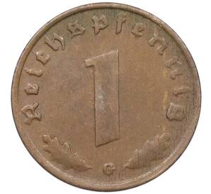 1 рейхспфенниг 1939 года G Германия — Фото №2