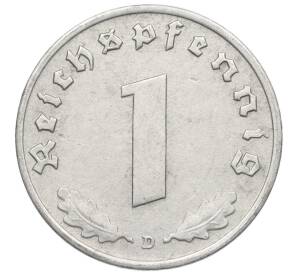 1 рейхспфенниг 1941 года D Германия — Фото №2