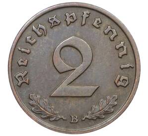 2 рейхспфеннига 1938 года В Германия — Фото №2