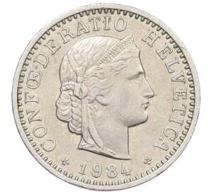 20 раппенов 1984 года Швейцария — Фото №1