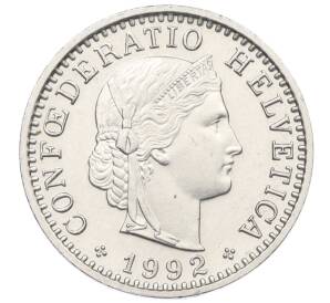 20 раппенов 1992 года Швейцария — Фото №1