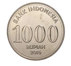 1000 рупий 2016 года Индонезия — Фото №1