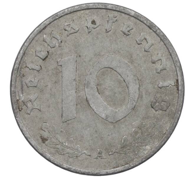 Монета 10 рейхспфеннигов 1940 года А Германия (Артикул: K12-33425) — Фото №2