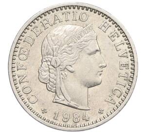 20 раппенов 1984 года Швейцария — Фото №1