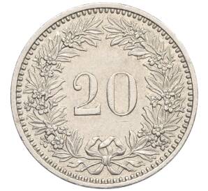 20 раппенов 1984 года Швейцария — Фото №2