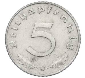 5 рейхспфеннигов 1941 года J Германия — Фото №2