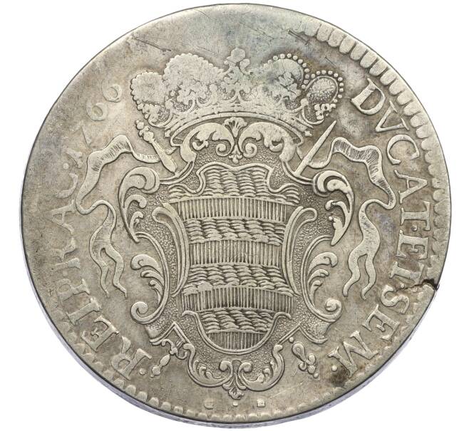 Монета 1 таллеро 1766 года Рагуза (Дубровницкая республика) (Артикул: K12-33686) — Фото №2