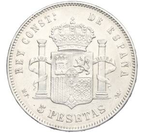 5 песет 1888 года Испания — Фото №2