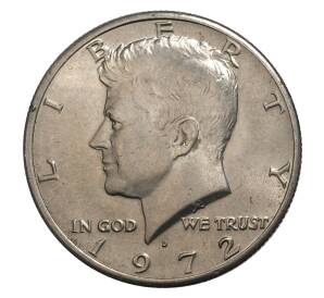 1/2 доллара (50 центов) 1972 года D США — Фото №1