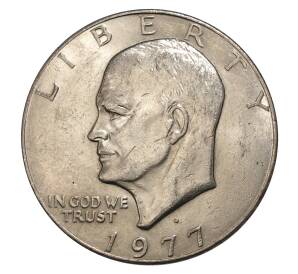 1 доллар 1977 года D США «Эйзенхауэр» — Фото №1
