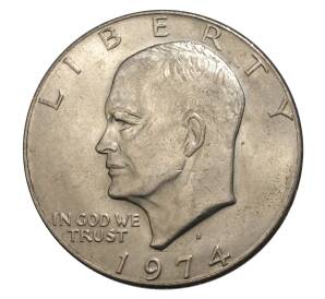 1 доллар 1974 года D США «Эйзенхауэр» — Фото №1