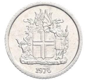 1 крона 1976 года Исландия — Фото №1