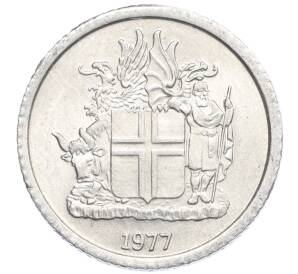 1 крона 1977 года Исландия — Фото №1