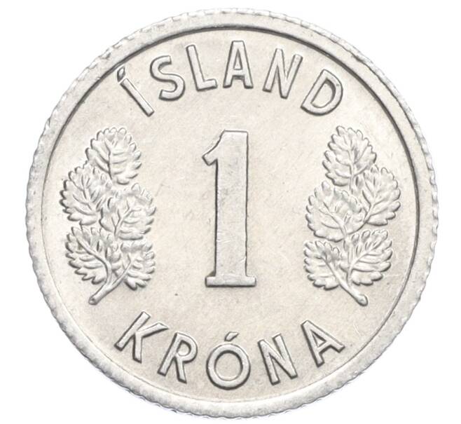 Монета 1 крона 1977 года Исландия (Артикул: K12-34226) — Фото №2