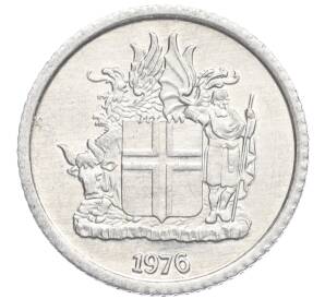 1 крона 1976 года Исландия — Фото №1