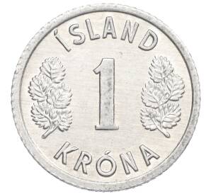 1 крона 1976 года Исландия — Фото №2