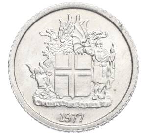 1 крона 1977 года Исландия — Фото №1