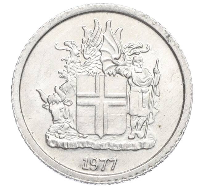 Монета 1 крона 1977 года Исландия (Артикул: K12-34229) — Фото №1
