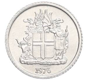 1 крона 1976 года Исландия — Фото №1