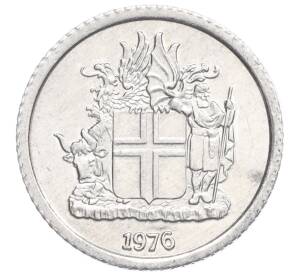 1 крона 1976 года Исландия — Фото №1