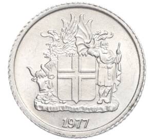 1 крона 1977 года Исландия — Фото №1