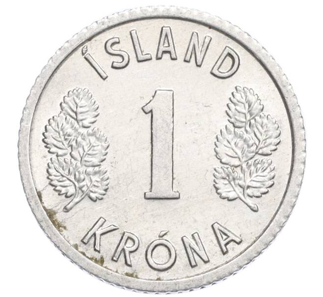 Монета 1 крона 1977 года Исландия (Артикул: K12-34237) — Фото №2