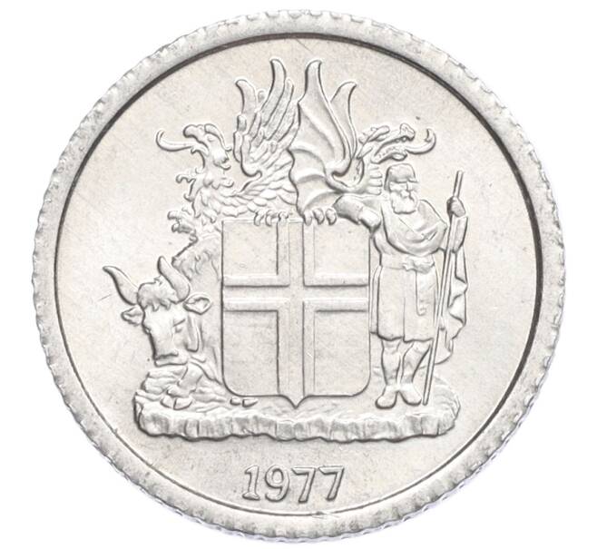 Монета 1 крона 1977 года Исландия (Артикул: K12-34242) — Фото №1