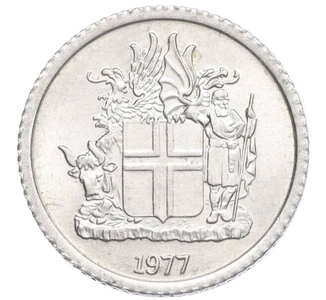 Монета 1 крона 1977 года Исландия (Артикул: K12-34243) — Фото №1