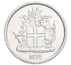 1 крона 1976 года Исландия — Фото №1