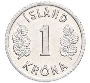 1 крона 1976 года Исландия — Фото №2