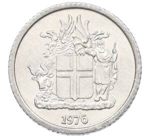 1 крона 1976 года Исландия — Фото №1