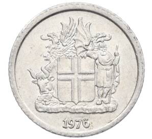 1 крона 1976 года Исландия — Фото №1