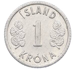 1 крона 1976 года Исландия — Фото №2