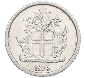 1 крона 1976 года Исландия — Фото №1