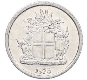 1 крона 1976 года Исландия — Фото №1