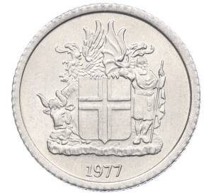1 крона 1977 года Исландия — Фото №1
